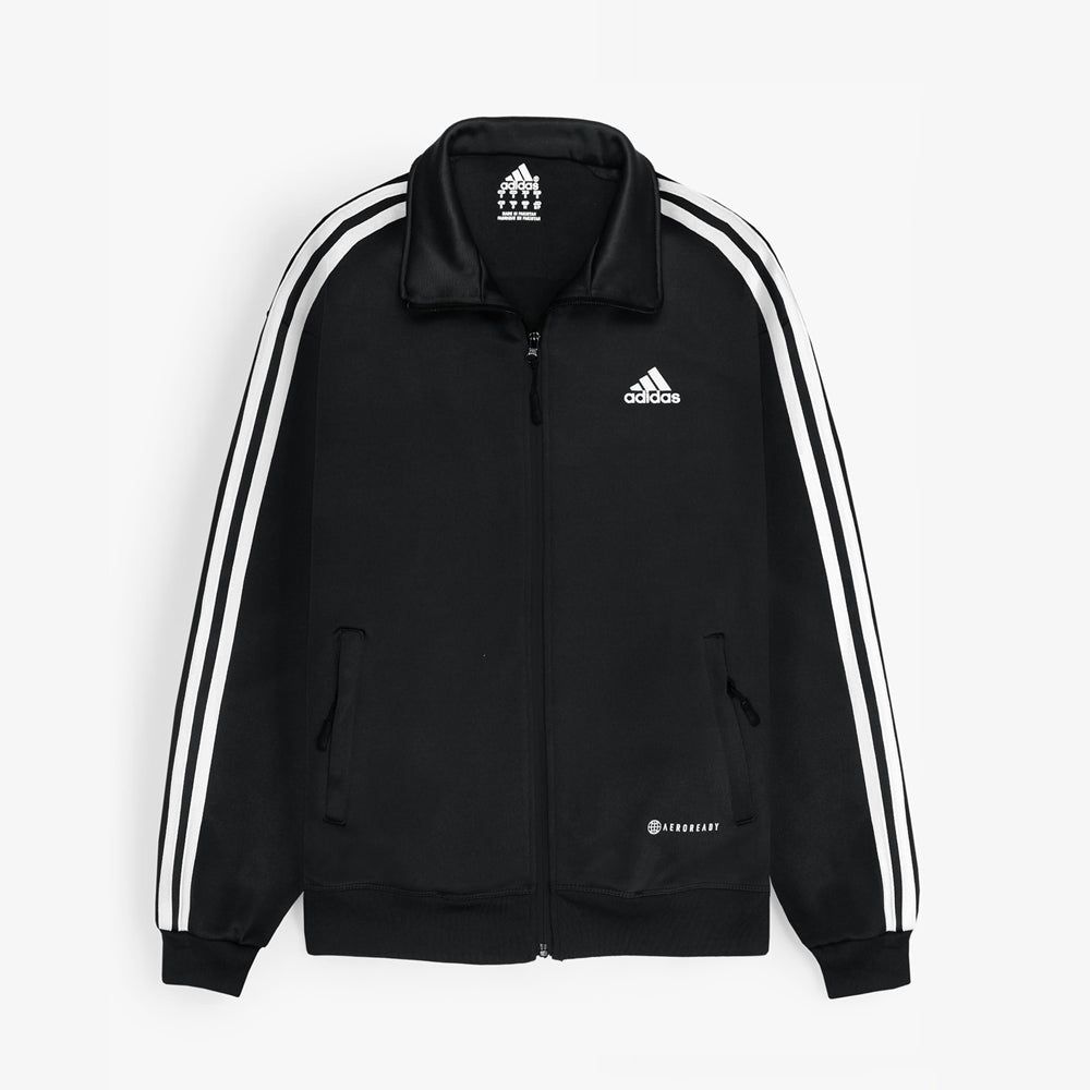 Addas Polyester Fleece Tracksuit Black Black