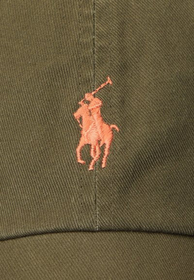 RL Cotton Chino Olive Green Cap