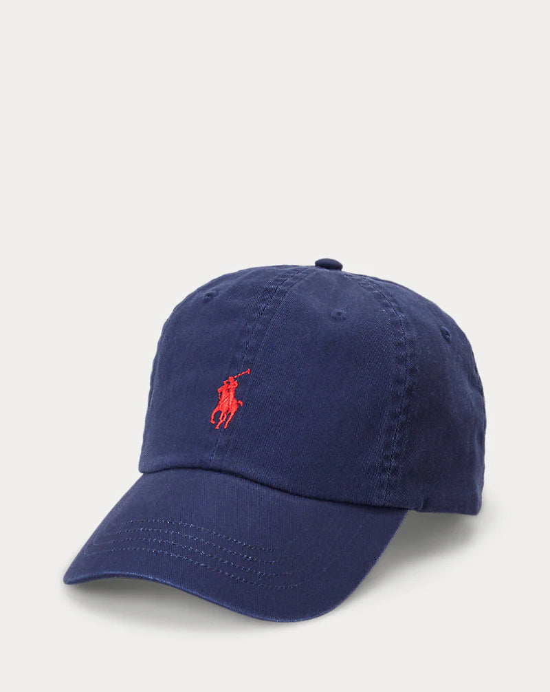 RL Cotton Chino Navy Blue Cap
