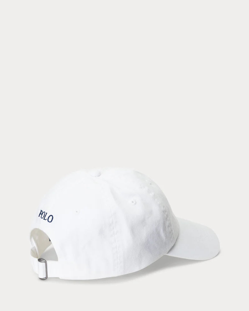 RL Cotton Chino White Cap