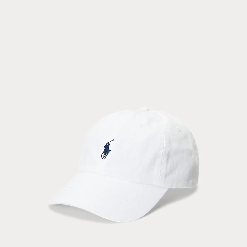 RL Cotton Chino White Cap